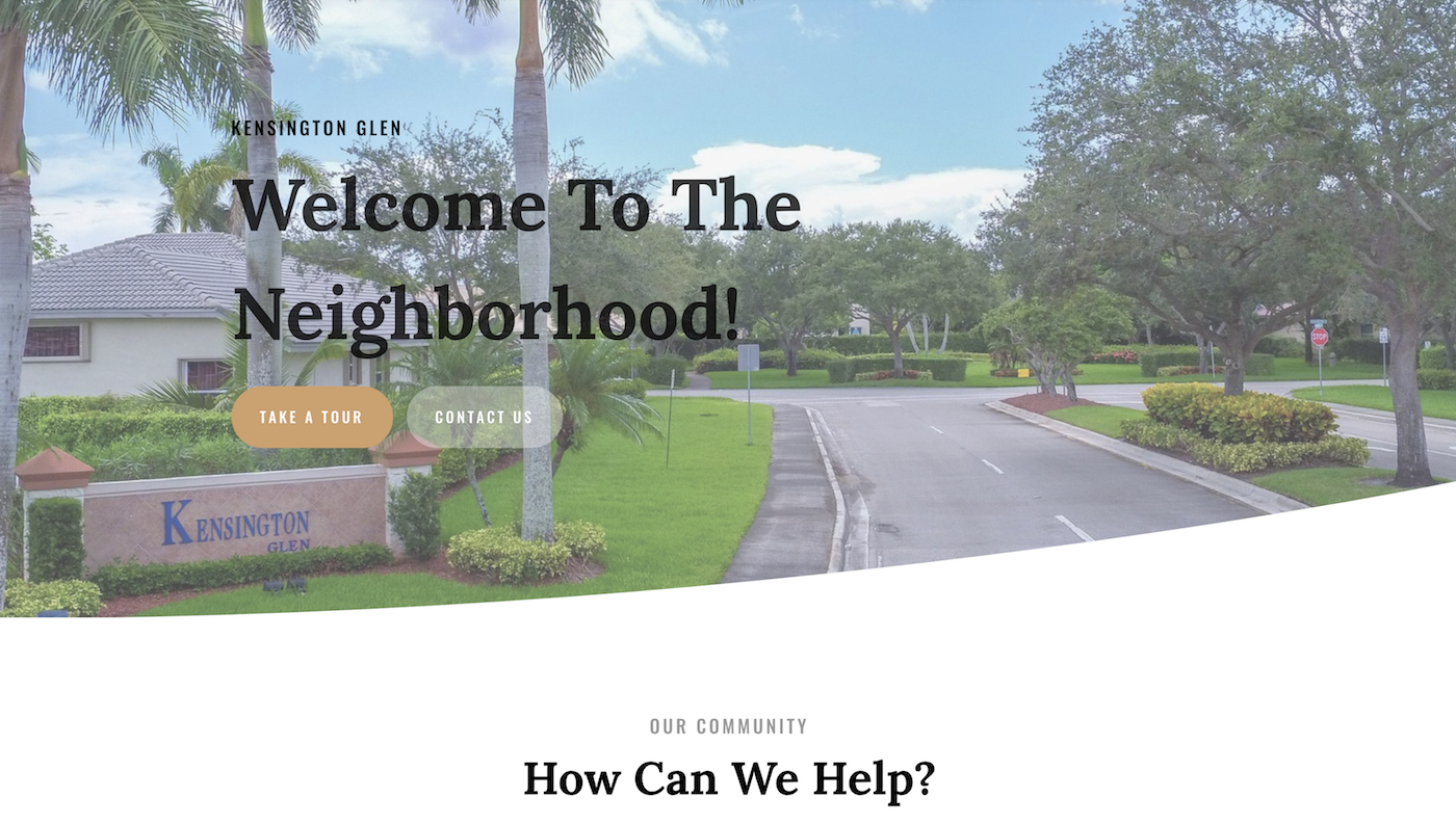 homeowner association website propertypop