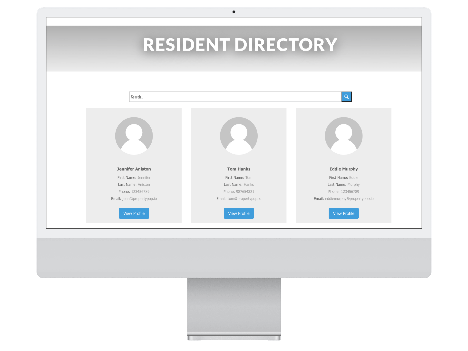 resident database-directory HOA Websites