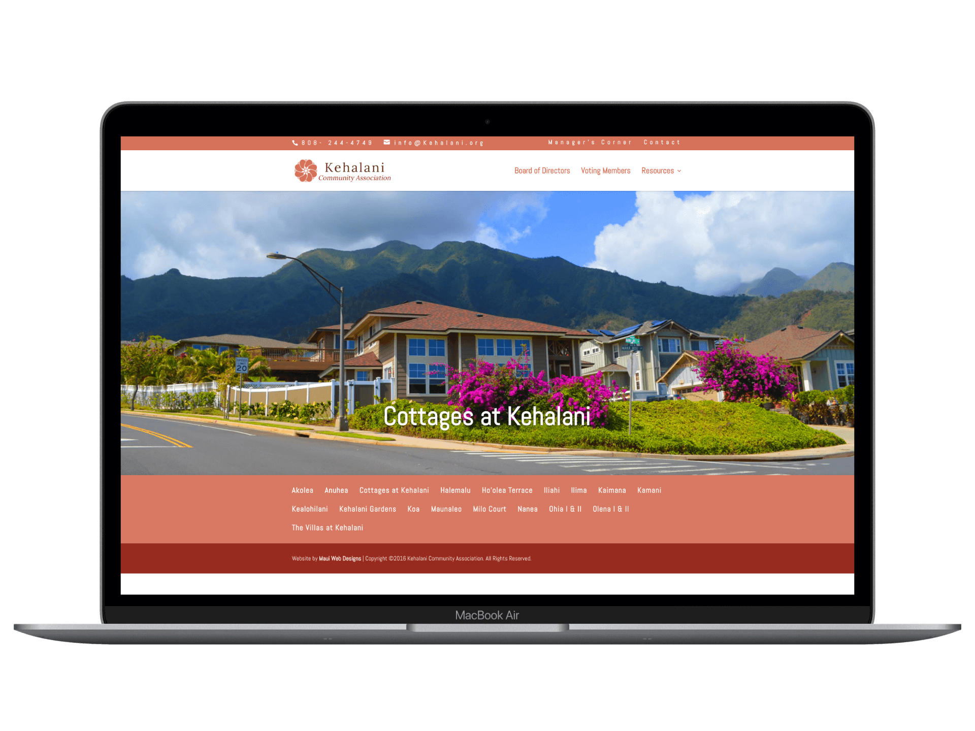 Hawaii HOA Websites