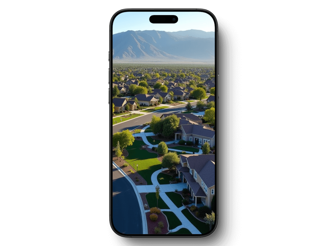 Mobile Phone View of a Colorado HOA Website