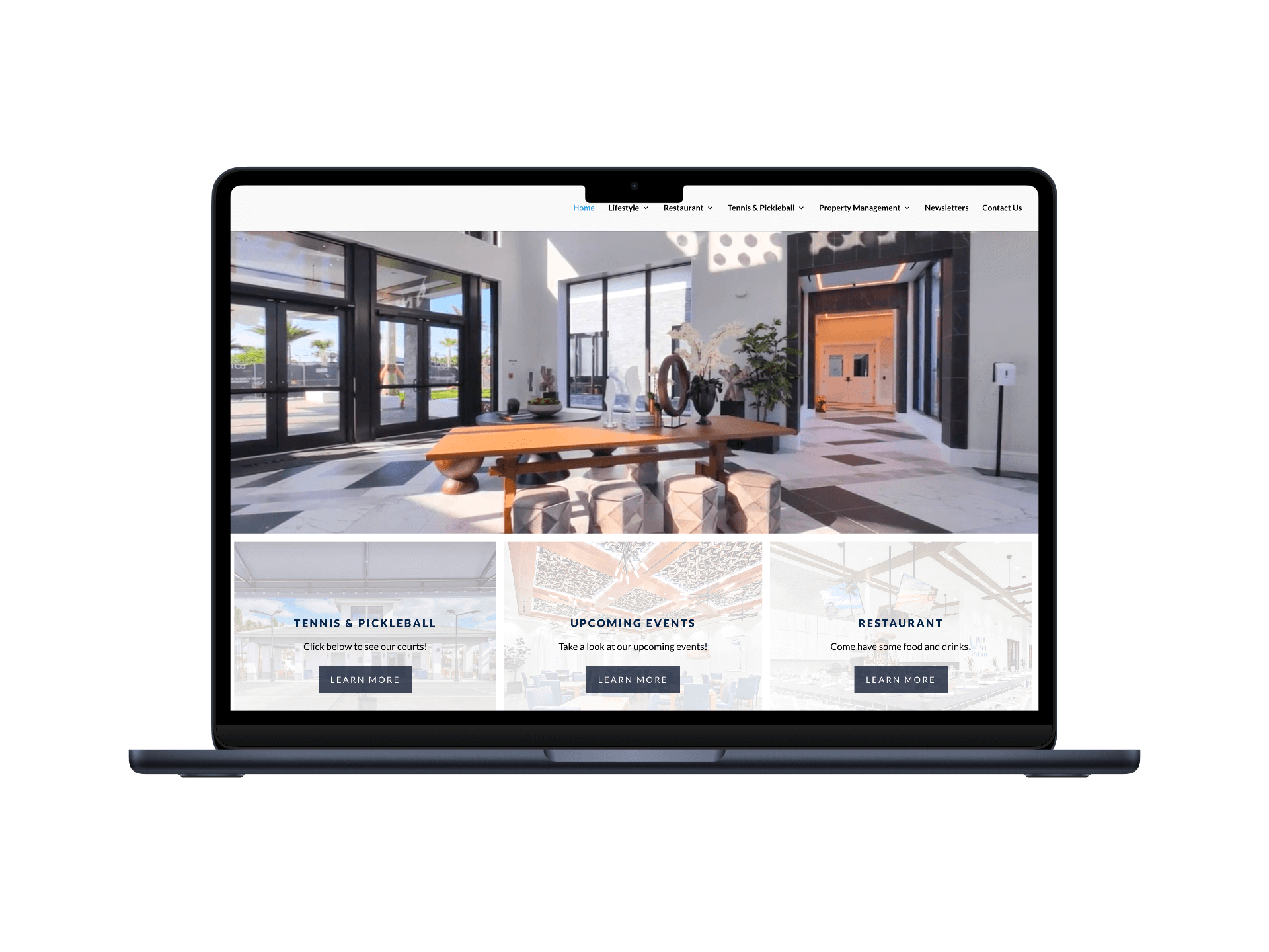 Built for condominium associations. Designed for residents. Managed by people who understand community websites.